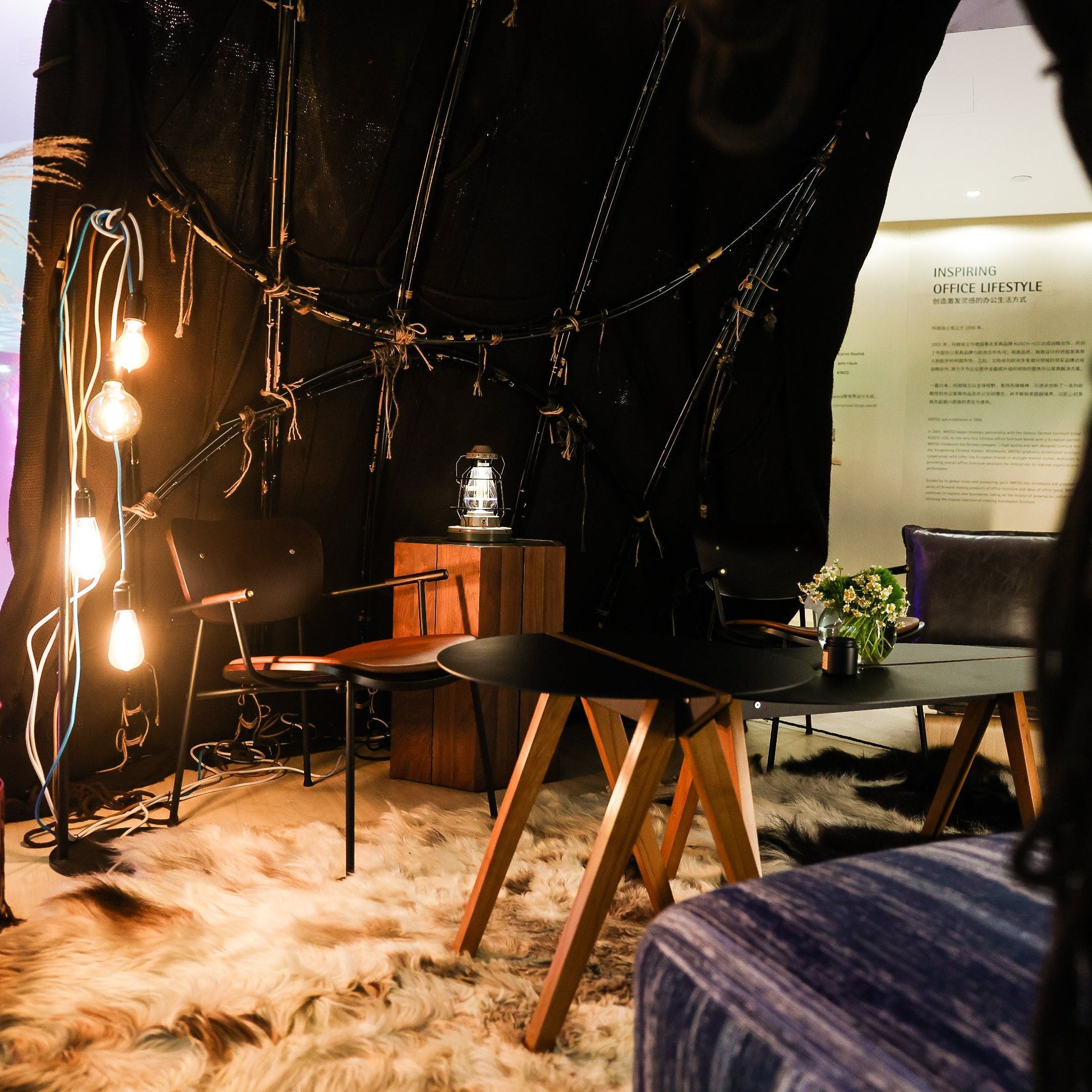 KVN Design Coffe Table in different Sizes in a nomadic atmosphere