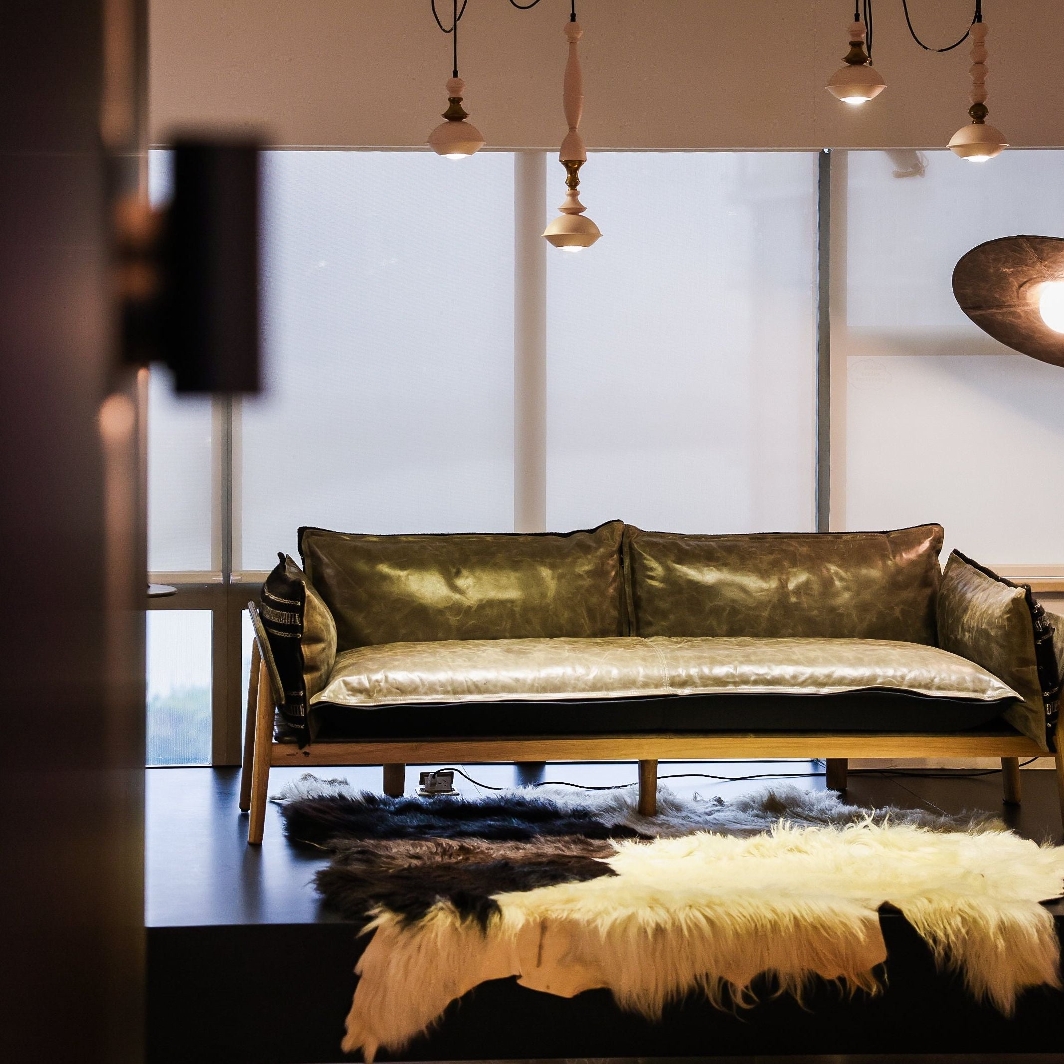 KVN Design Nomad Skin Collection Sofa in Yak Leather