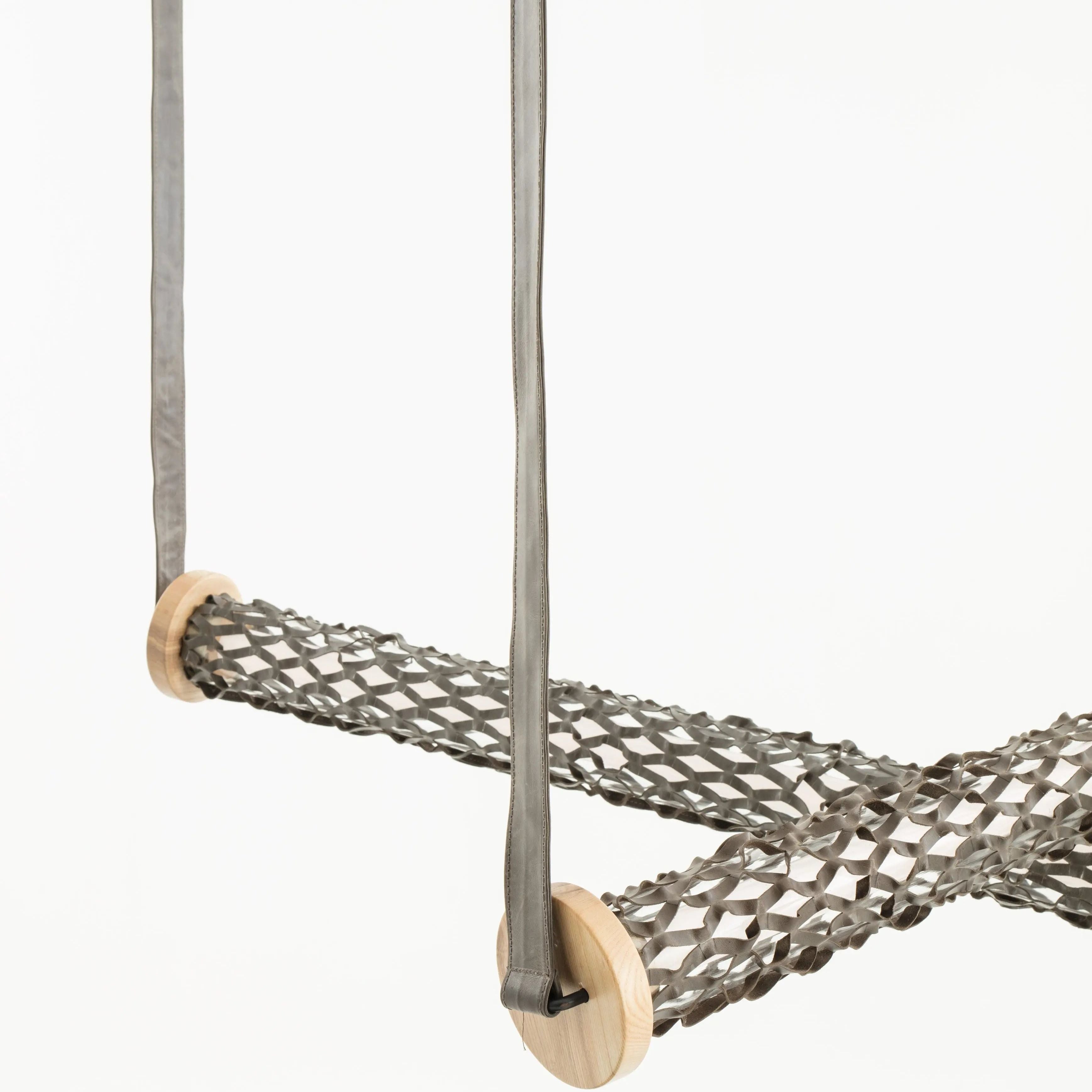 Exklusive Yak-Leder Lampe – Nomad Mesh für modernes Interior Design