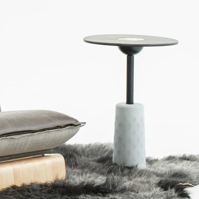 NOMAD Tea Table - Covered with Yak-Leather - KVN | DSGN