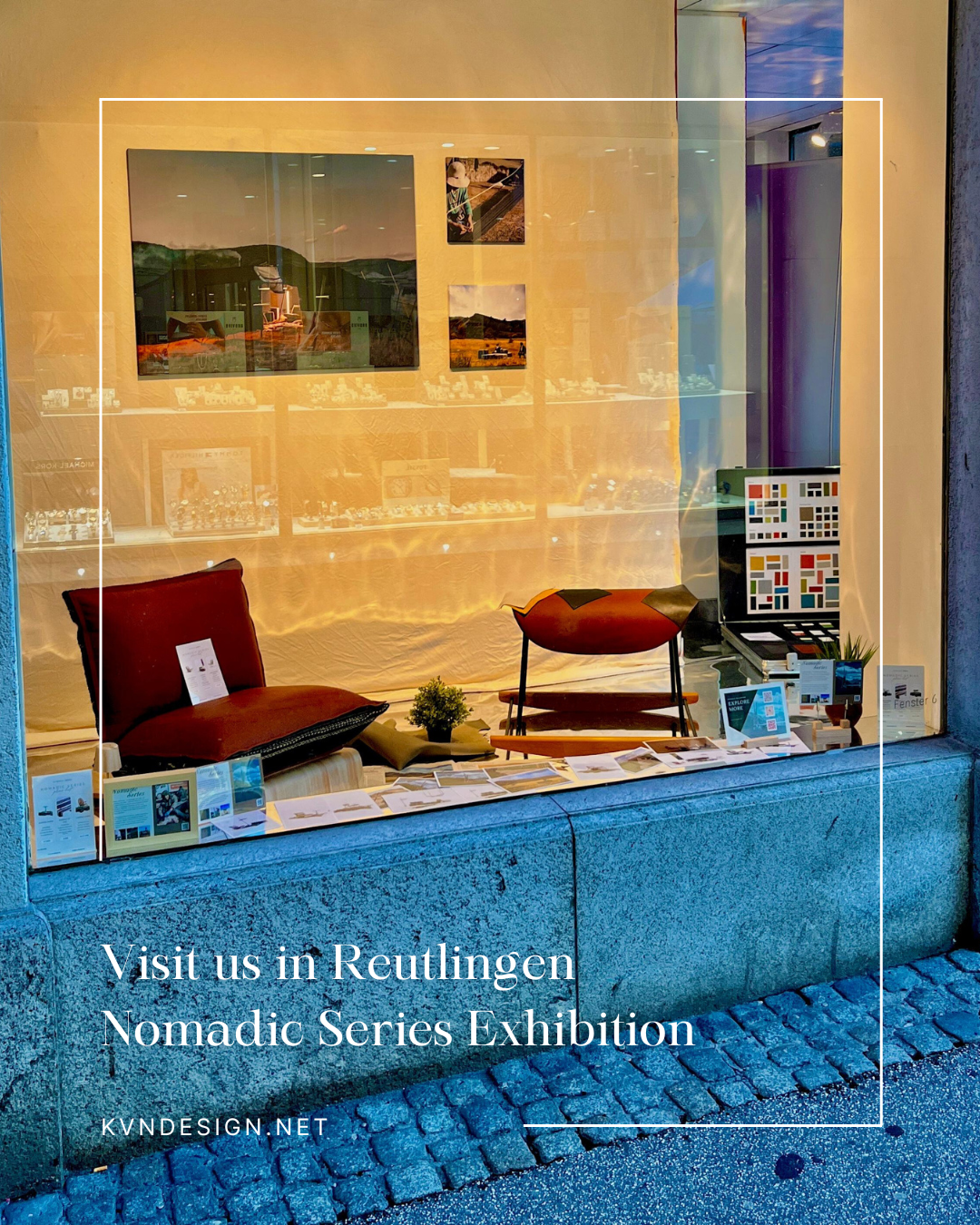 KVN Design Nomadic Collection Ausstellung in Reutlingen