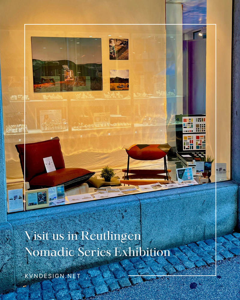 KVN Design Nomadic Collection Ausstellung in Reutlingen