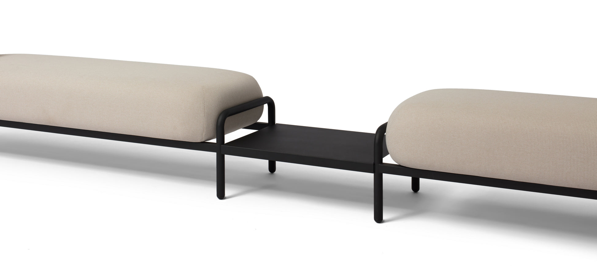 Nomad Mesh by KVN x Matsu Sofa for Lounge areas with a small table 