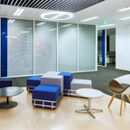 KVN Design Furniture Singlax Modular Sofa with cushion cubes and chrom metal frame