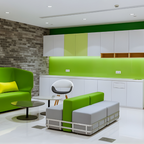 Singlax M-SL-1610B - Metal Framework with Tucked Cushion Modules Seating Solution