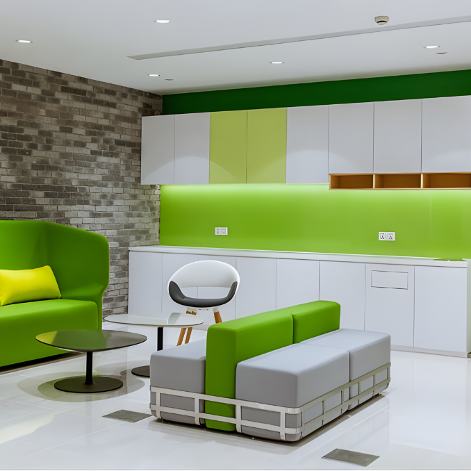 Singlax M-SL-1610B - Metal Framework with Tucked Cushion Modules Seating Solution