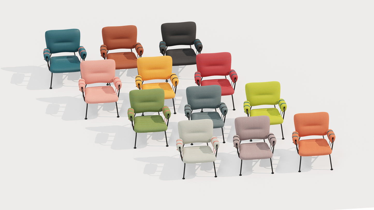 KVN Link Lounge Chairs in verschiedenen Farben