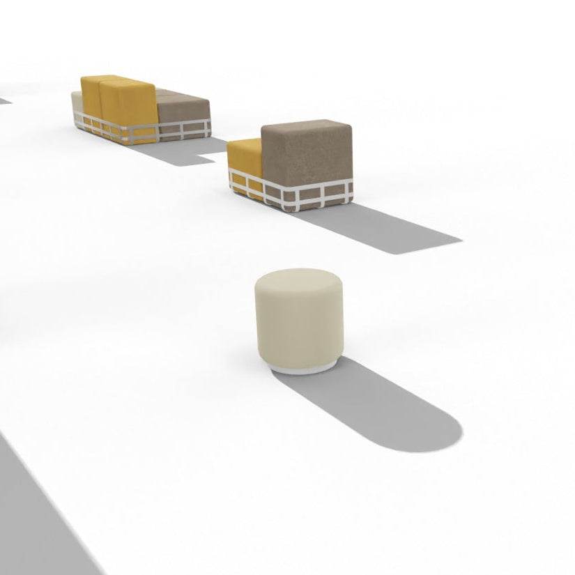 Singlax Round Sitting Chair Poof