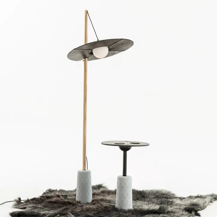 Nomad Drumroll Yak-Leder Leuchte – nachhaltiges Design für Wohn- & Arbeitsräume