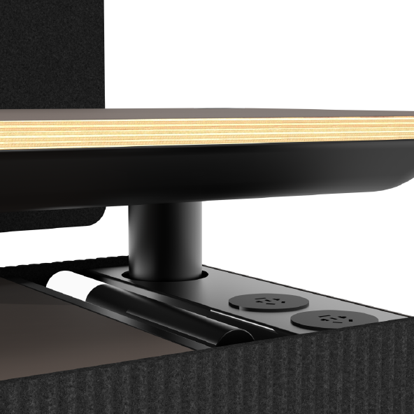 Matsu Boxwork Acoustic & Lighting Partition — an innovative multifunctional system combining felt acoustic privacy paneling with integrated LED lighting. Designed by Joeri Reynaert for modern work and living spaces that value comfort, sound control, and elegant design.