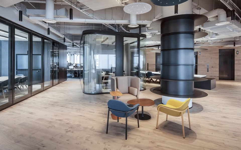 Bowler designer lounge chair by Matsu, designed by Joeri Reynaert, featuring a soft curved upholstered seat with premium Gabriel fabric