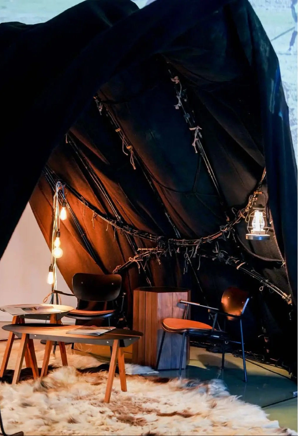 Nomad Horns Chair - Luxury Heat-Bent Wood Seating with Smoked Oak & Cover Options - KVN | DSGN