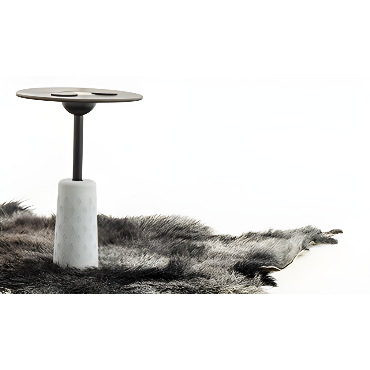 NOMAD Tea Table - Covered with Yak-Leather - KVN | DSGN