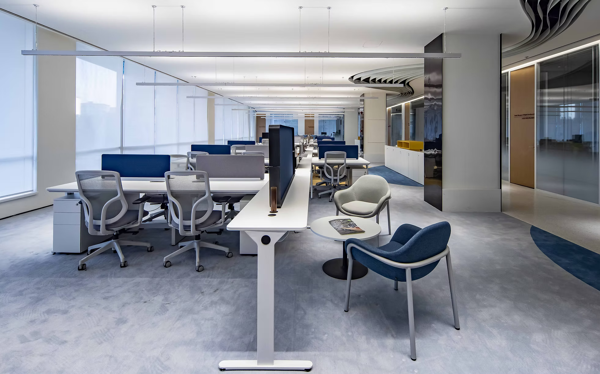 Bowler designer lounge chair by Matsu, designed by Joeri Reynaert, featuring a soft curved upholstered seat with premium Gabriel fabric